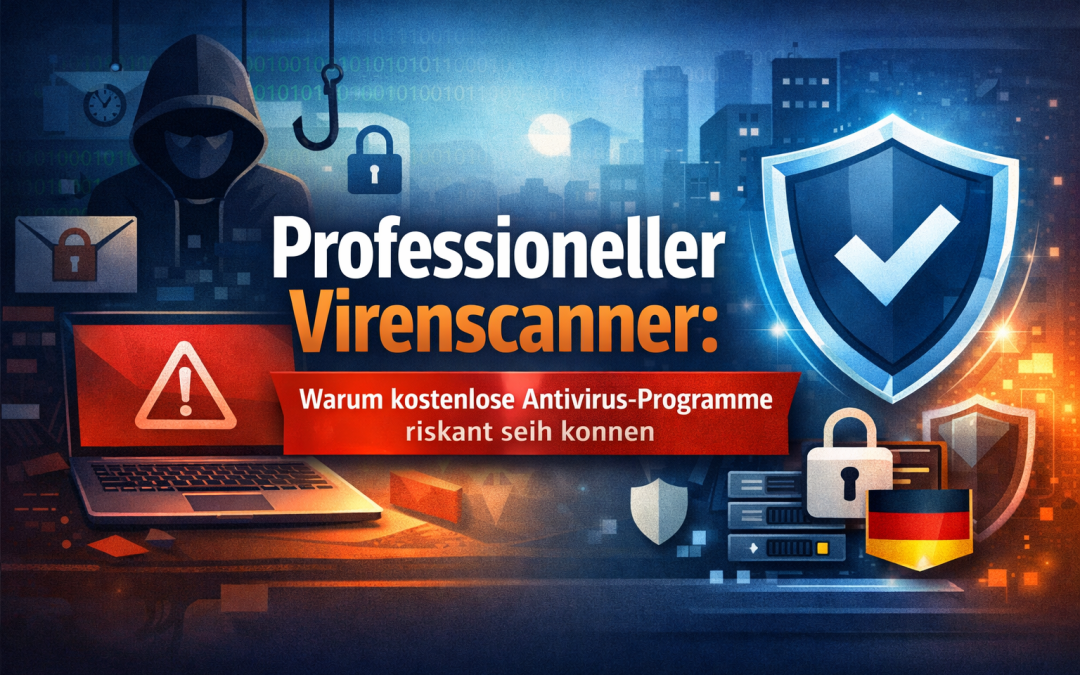 Professioneller Virenscanner: Risiken kostenloser Antivirus