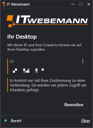 IT Wesemann Remote Fernwartungs-Client